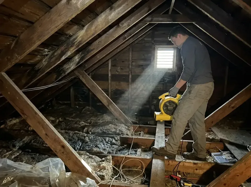 attic-water-damage-drying-proc-007 — frequently asked questions, Emergency Water Extraction & 24/7 Flood Response in Allen,…